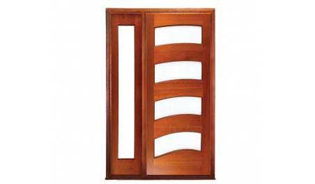 wave: single door + sidelight on left