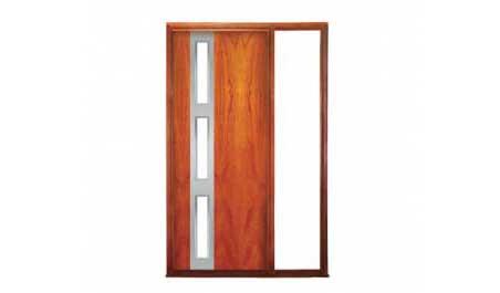 zeta: single door + fixed glass on right